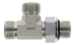 FS6804-16-16-16 ORFS Male x ORB Male to ORFS Male Adjustable Stud Run Tee