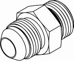 6400-05-06 JIC to O-Ring