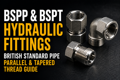 BSPP & BSPT Hydraulic Fittings British Standard Pipe Parallel & Tapered Thread Guide