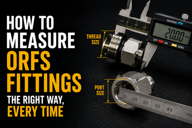 How to Measure ORFS Fittings The Right Way, Every Time