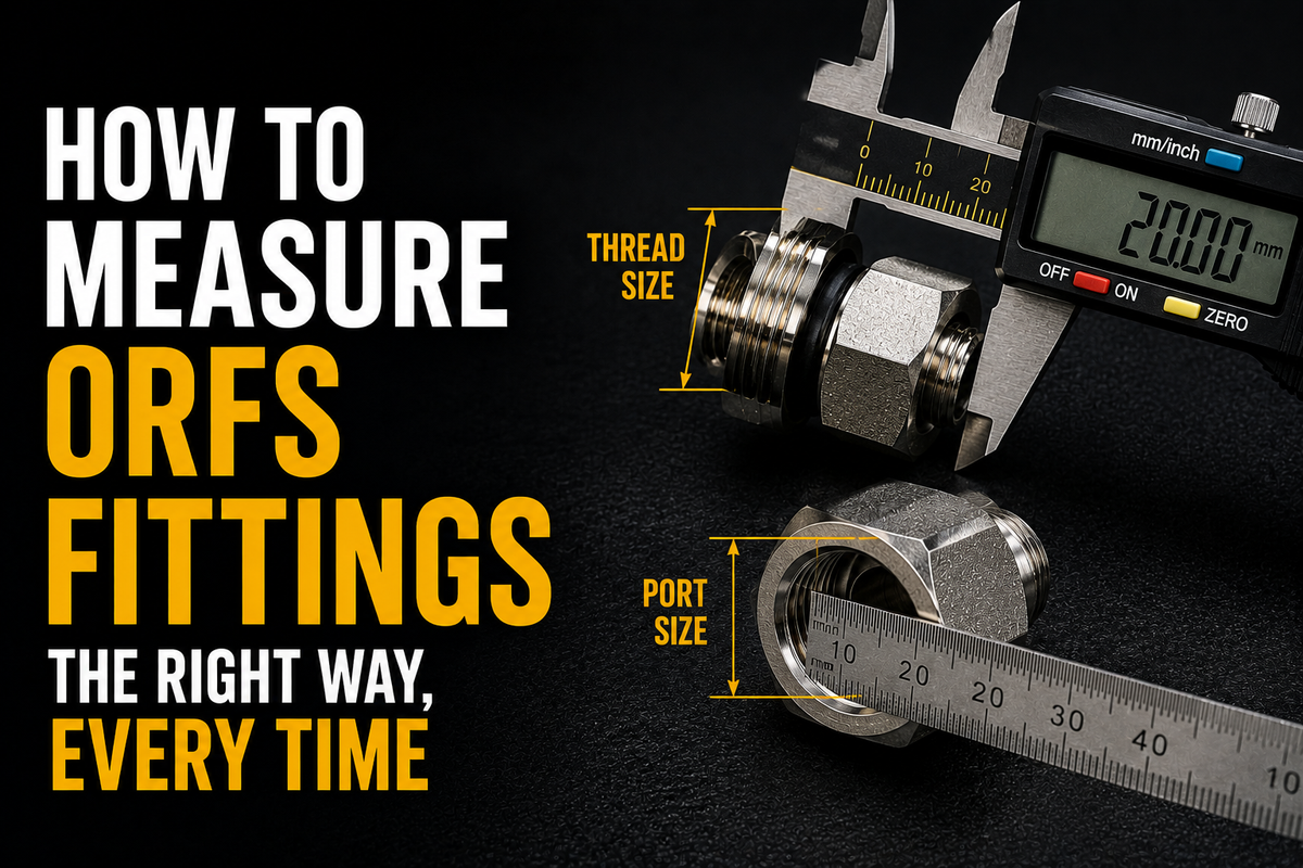 How to Measure ORFS Fittings The Right Way, Every Time