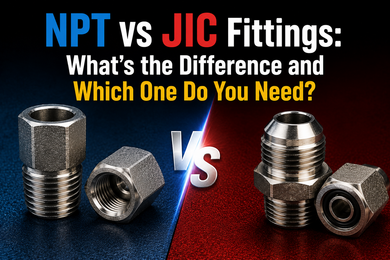 NPT vs JIC Fittings: What's the Difference and Which One Do You Need?