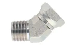 1503 NPTF Pipe Male to NPSM Pipe Female Swivel 45° Elbow