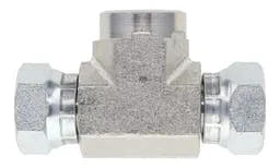 1602 NPTF Female x NPSM Female Swivel Branch Tees | Hydraulic Fittings