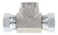 1602 NPTF Female x NPSM Female Swivel Branch Tees | Hydraulic Fittings