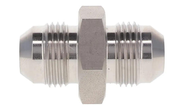 2403LHSS JIC SAE Flare Large Hex Union Male – Stainless Steel