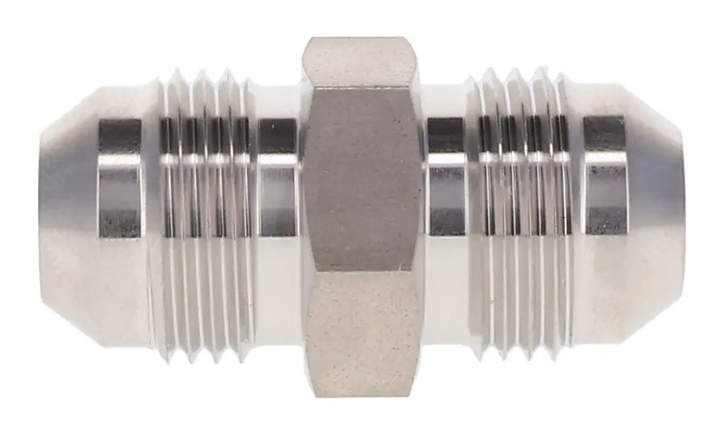 2403SS JIC SAE Flare Male Tube Union – 316 Stainless Steel