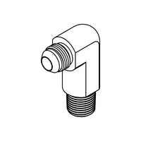 2501-L JIC to Pipe Long Elbow 90° | Male JIC x Male NPT