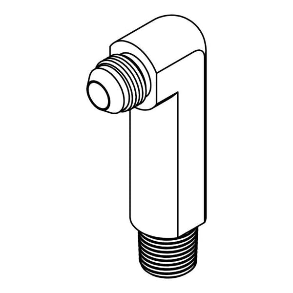 2501-LLL JIC to Pipe Extra-Extra-Long Elbow 90° | Hydraulic Adapter Fittings