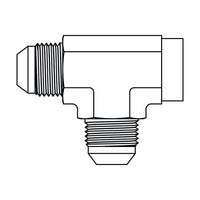 2606 JIC to Female Pipe Run Tee | Male JIC x Female NPT Hydraulic Tee Fittings