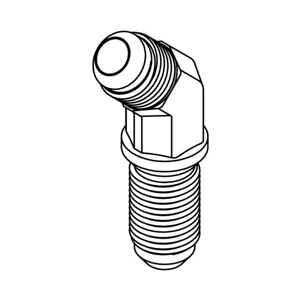 2702 JIC Bulkhead Union Elbow 45°