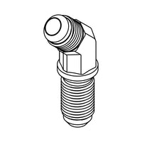 2702 JIC Bulkhead Union Elbow 45°