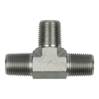 5600 NPTF Pipe Tee Male | Hydraulic Male Pipe Tee Fittings
