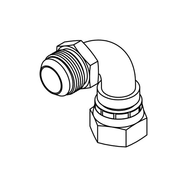 6701 JIC Swivel Bent Tube Elbow 90°
