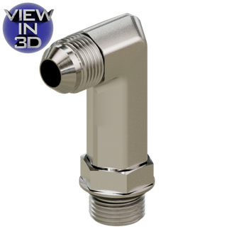 6801-LL JIC to O-Ring Extra Long Elbow 90° | Hydraulic Adapter Fittings