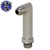 6801-LLL JIC to O-Ring Extra-Extra-Long Elbow 90° | Hydraulic Adapter Fittings