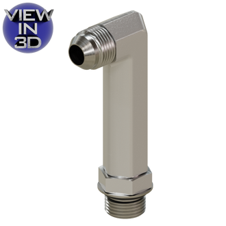 6801-LLL JIC to O-Ring Extra-Extra-Long Elbow 90° | Hydraulic Adapter Fittings