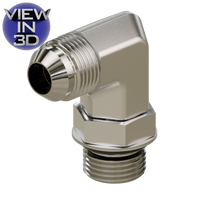 6801 - JIC to ORB 90° Elbow | Male JIC x Male O-Ring Boss