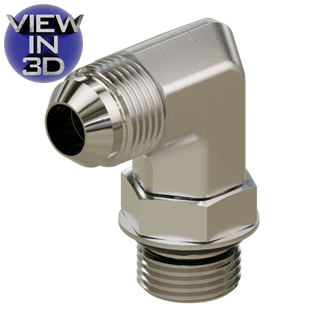 6801 JIC to O-Ring Elbow 90° | Hydraulic Adapter Fittings