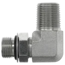 6806 O-Ring to NPT Pipe Elbow 90° | Male ORB x Male NPTF