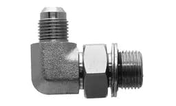 7205 Male JIC To Male Metric Adjustable ORB 90° Elbow