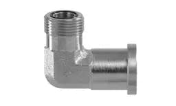 FS1704 Forged Body Style ORFS to Flange Elbow 90° | Hydraulic Fittings Code 61
