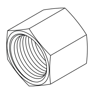 FS0318 SAE O-Ring Face Seal (ORFS) Nut | Hydraulic Fitting Component