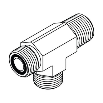 FS2605 ORFS to Pipe Run Tee