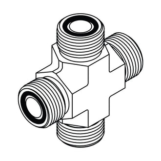 FS2650 ORFS Union Cross | Hydraulic Cross Fittings with O-Ring Face Seal