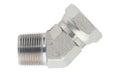 1503-02-02 NPTF Pipe Male to NPSM Pipe Female Swivel 45° Elbow