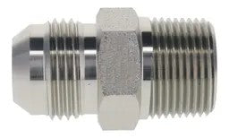 2404-08-04SS  Male JIC / AN to Male NPT Pipe Connector - Stainless Steel