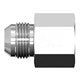 2405-04-02SS  Male JIC/AN to Female NPSM Pipe Connector - Stainless Steel