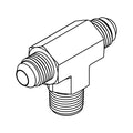 2601-03-03-02 JIC to Pipe Branch Tee