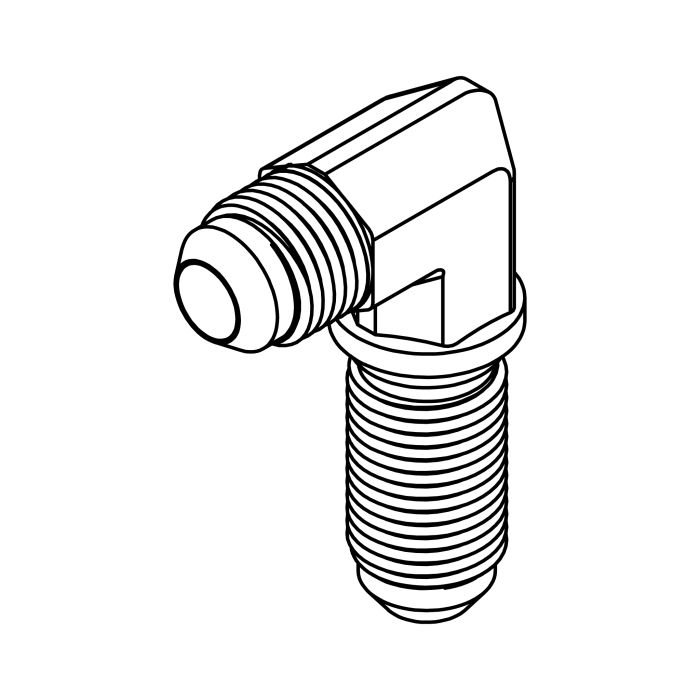2701-05-05 JIC Bulkhead Union Elbow 90°