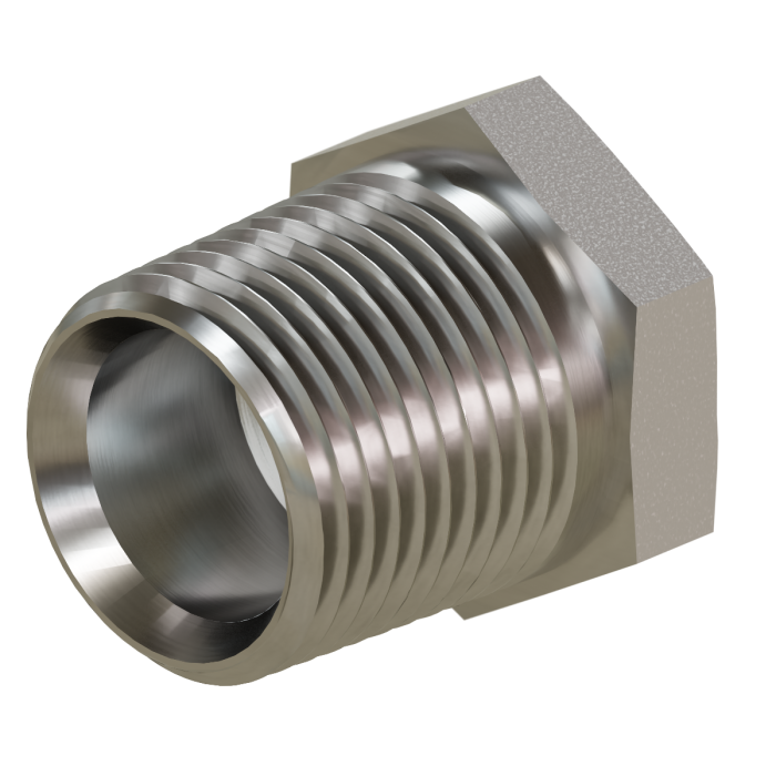 5406-P-06 Hex Head Pipe Plug, NPFT Male