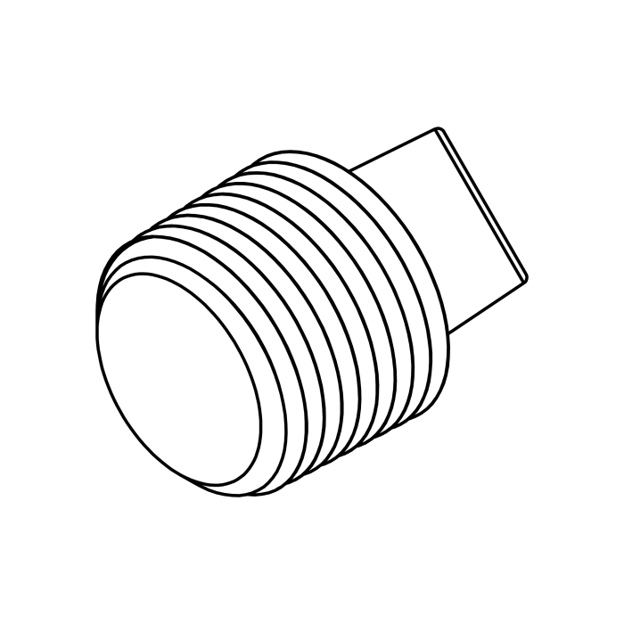 5406-SHP-06 NPT Square Head Pipe Plug