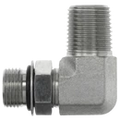6806-04-02 O-Ring to NPT Pipe Elbow 90°