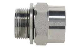 7042-04-04-BS Male BSPP to Female NPTF Pipe Straight (With Bonded Seal)