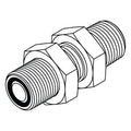 FS2764-LN-06-06 ORFS to O-Ring Bulkhead with Locknut