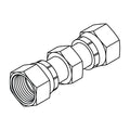 FS6565-04-04 ORFS Female Swivel to ORFS Female Swivel Union