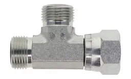 FS6602-20-20-20 ORFS Swivel Run Tee | Male ORFS x Female ORFS to Male ORFS Tee