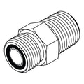 FS2404-04-02 | ORFS to NPTF Adapter | (9/16-18 × 1/8-27)