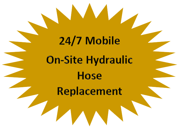 24/7 Mobile On-Site Hydraulic Hose Replacement